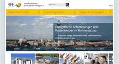 Desktop Screenshot of bee-ev.de